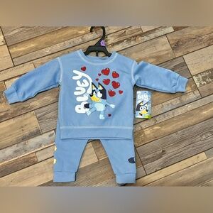 NWT Bluey outfit size 12 months